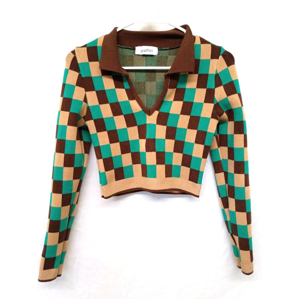Vintage Graffiti Checkered • Indie Sleaze • Dopamine Dressing